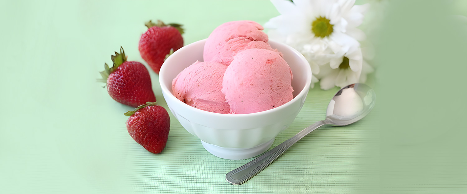 Strawberry ice cream