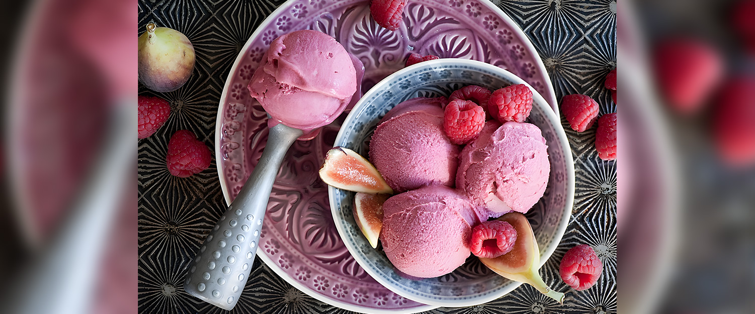 raspberry lemon gelato