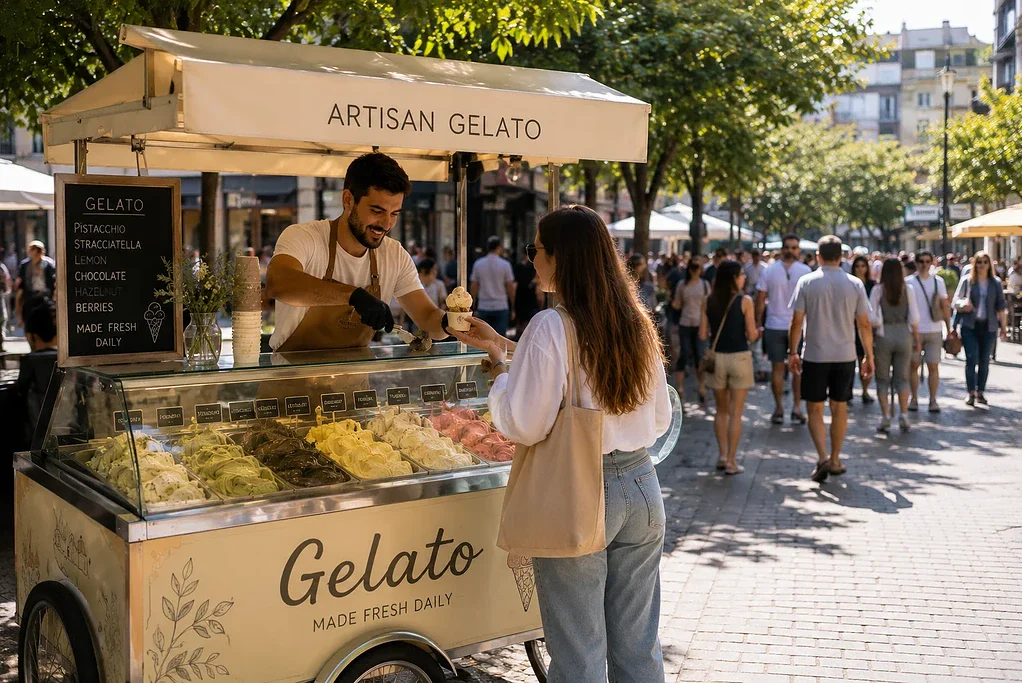 mehen gelato cart