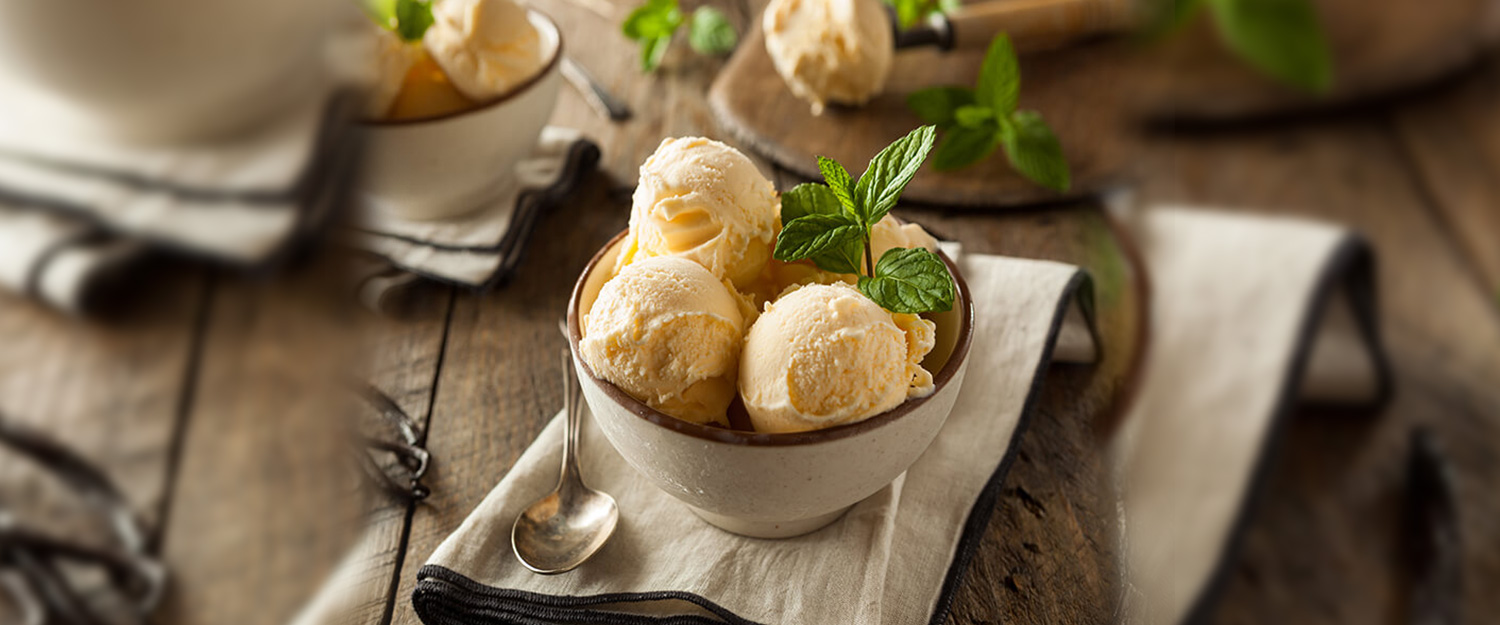 Vanilla ice cream